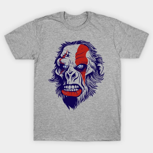 Gorilla Warrior T-Shirt by SerialWordAbuser